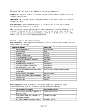 HIM1103 Mod 3 Assignment: CPT Coding Guidelines & Scenarios Analysis ...