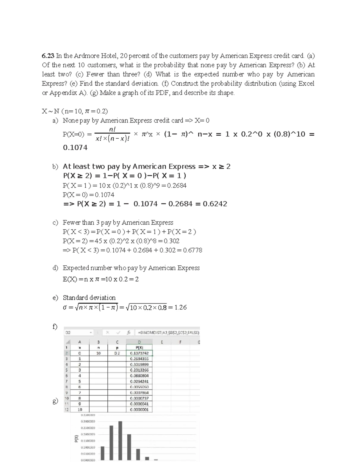 APPENDIX: BINOMIAL PROBABILITIES & CRITICAL VALUES OF F (FORMULAS ...