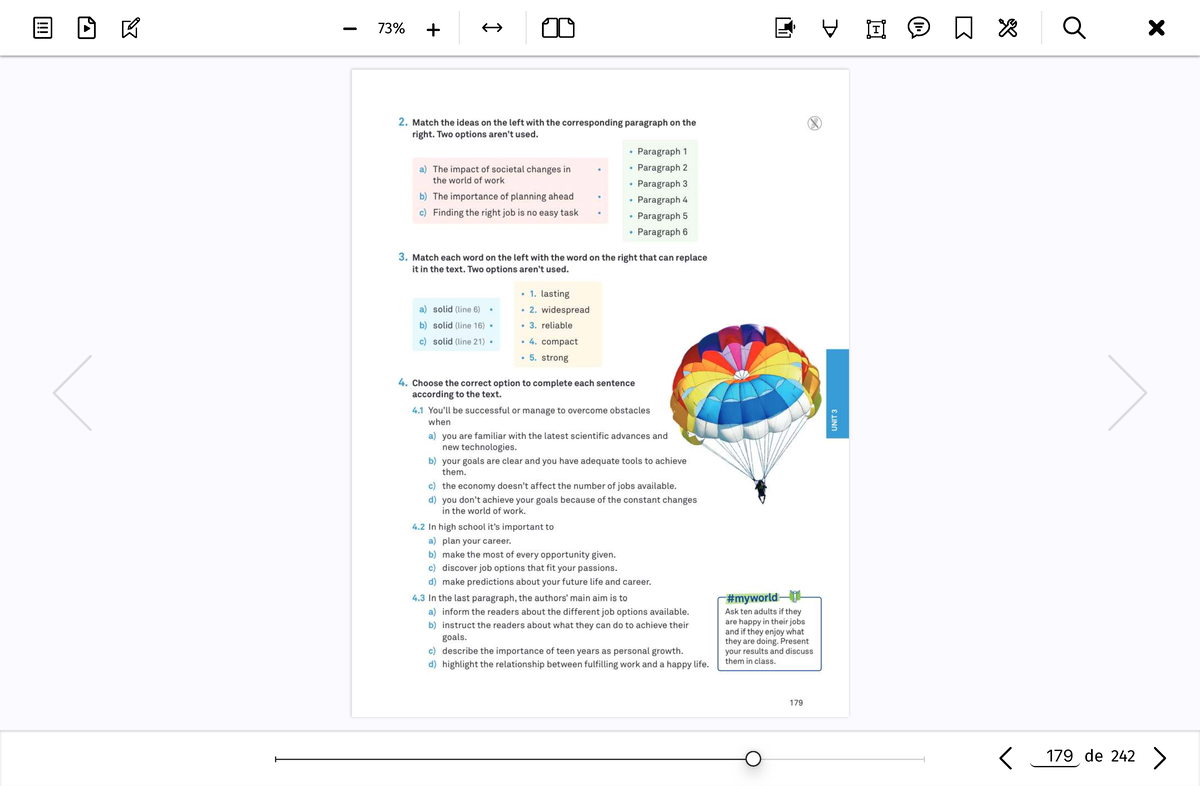 Matching and Vocabulary Exercises for Unit 3 - Aula Digital 2 - Studocu