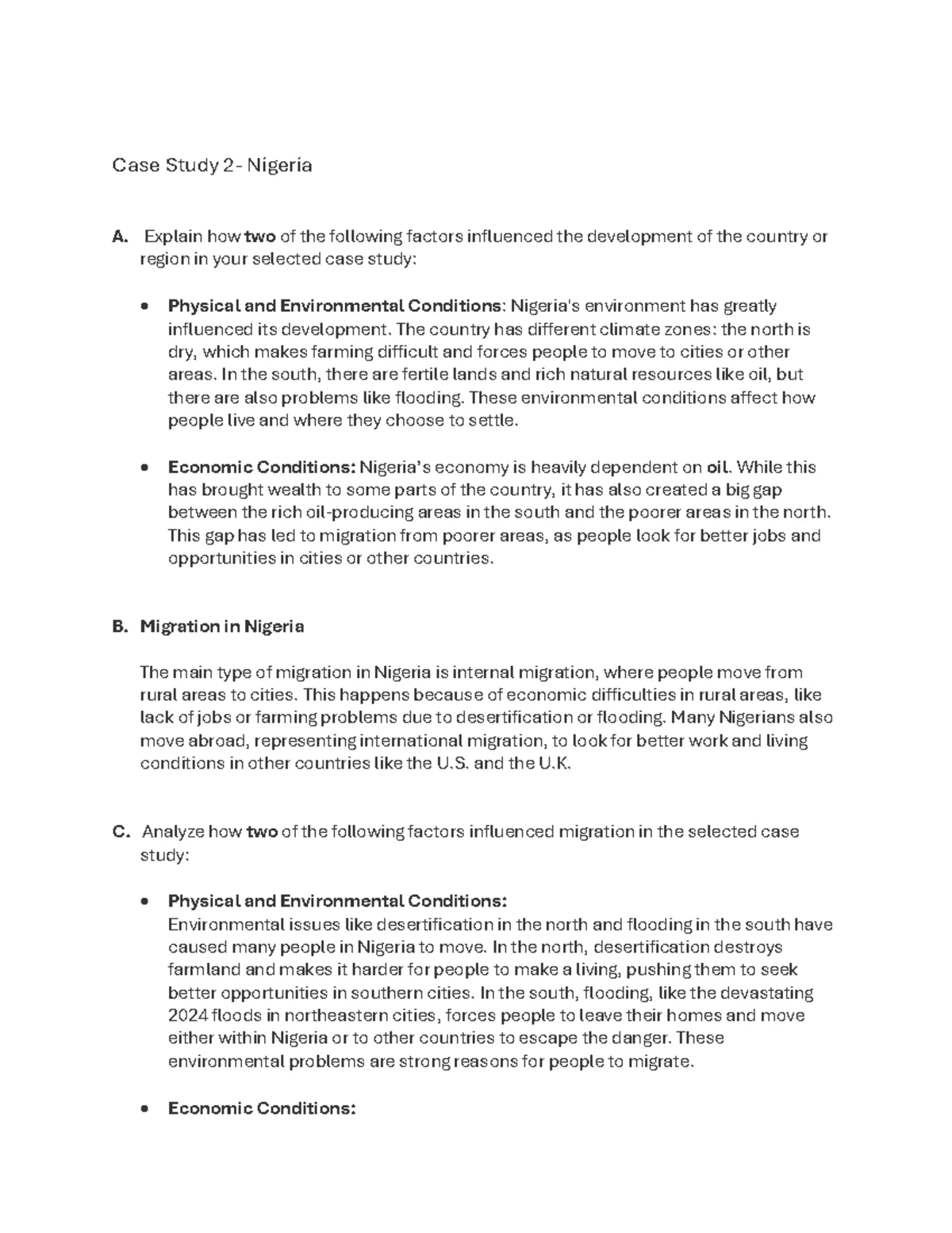 Task 2: Climate Change Impact Scenarios in Agriculture - Studocu