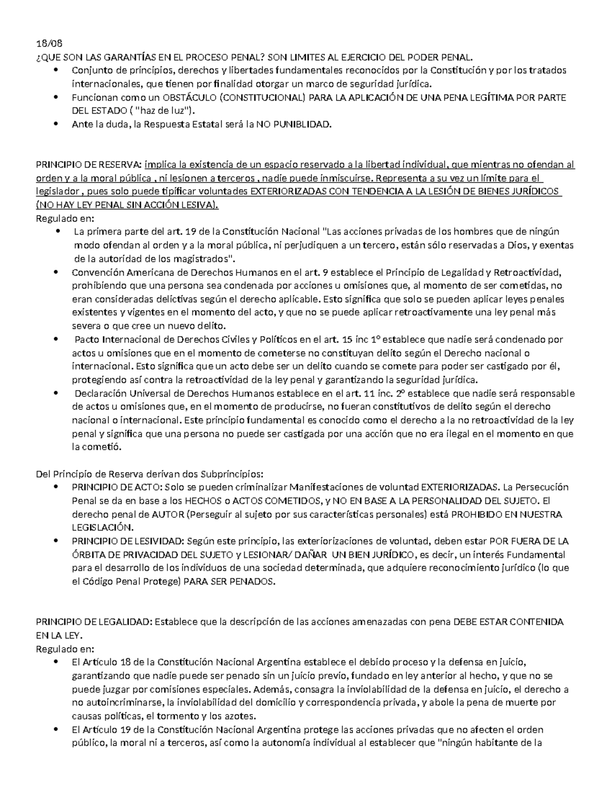 Garantías y Límites en el Proceso Penal: Análisis y Principios (PEN 101 ...