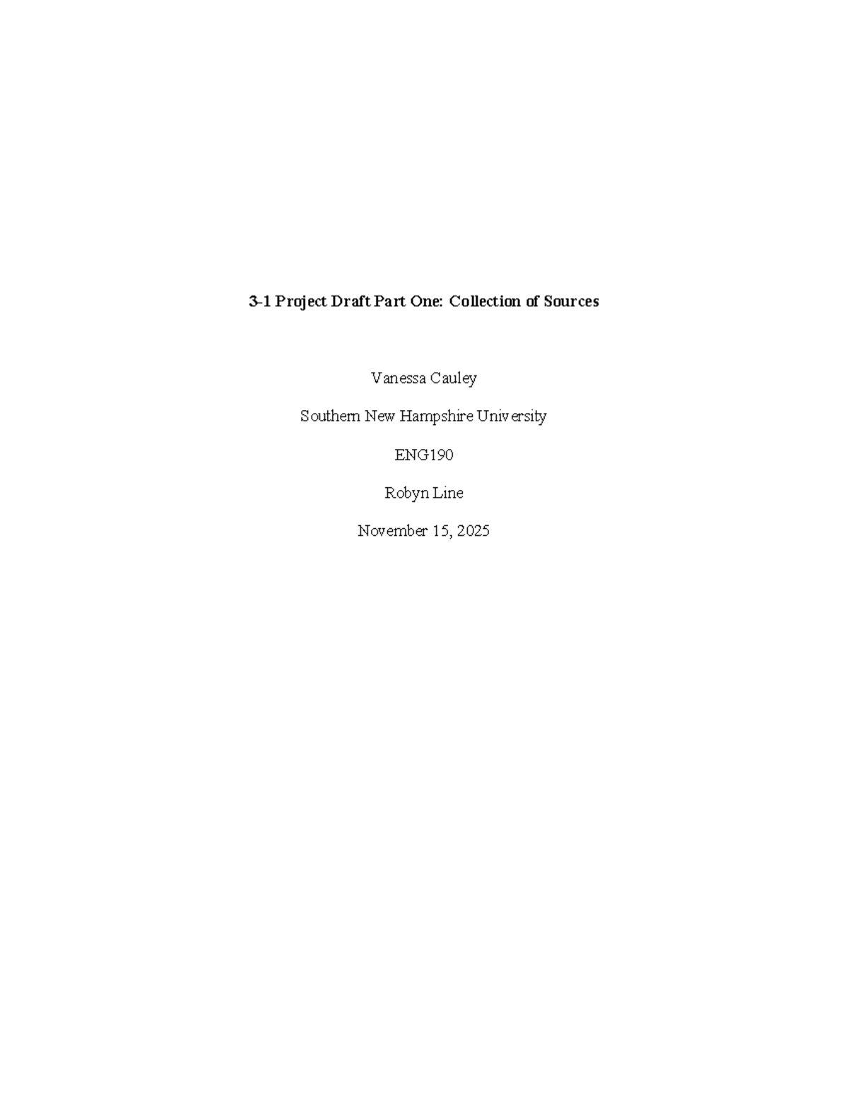 ENG190 Project Draft Part One: Source Collection for Mental Health ...