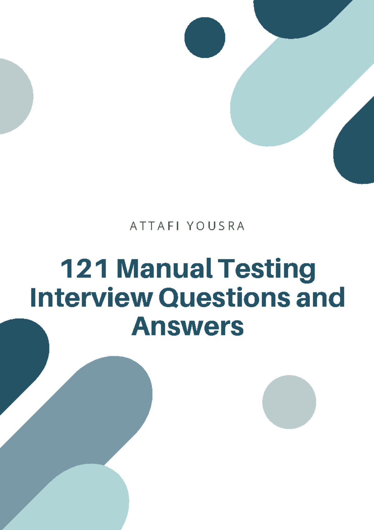 121 Manual Testing Interview Questions & Answers Guide - Studocu