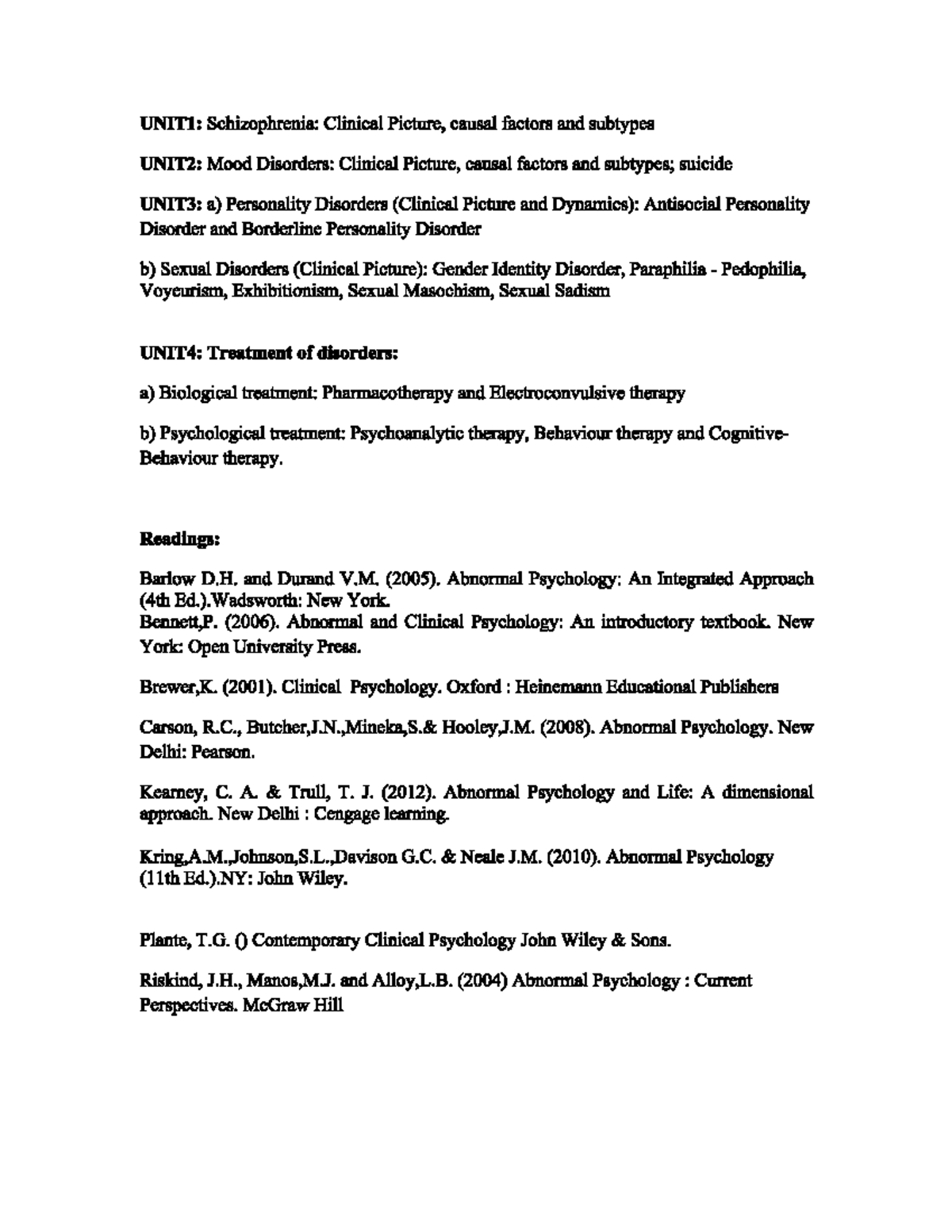 Understanding psychological disorders - 22528 - Studocu