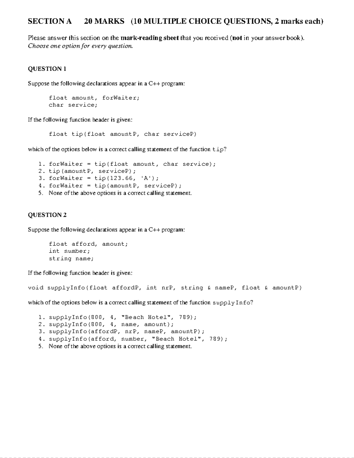 COS1511-Final Exam Pack - Software Design C++ Questions and Solutions ...