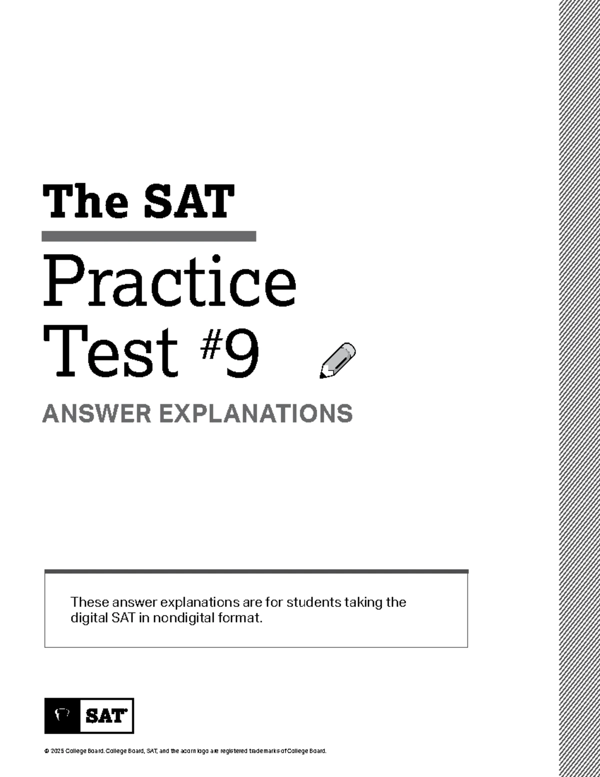 SAT Reading & Writing: Words in Context Assessment Test - Studocu