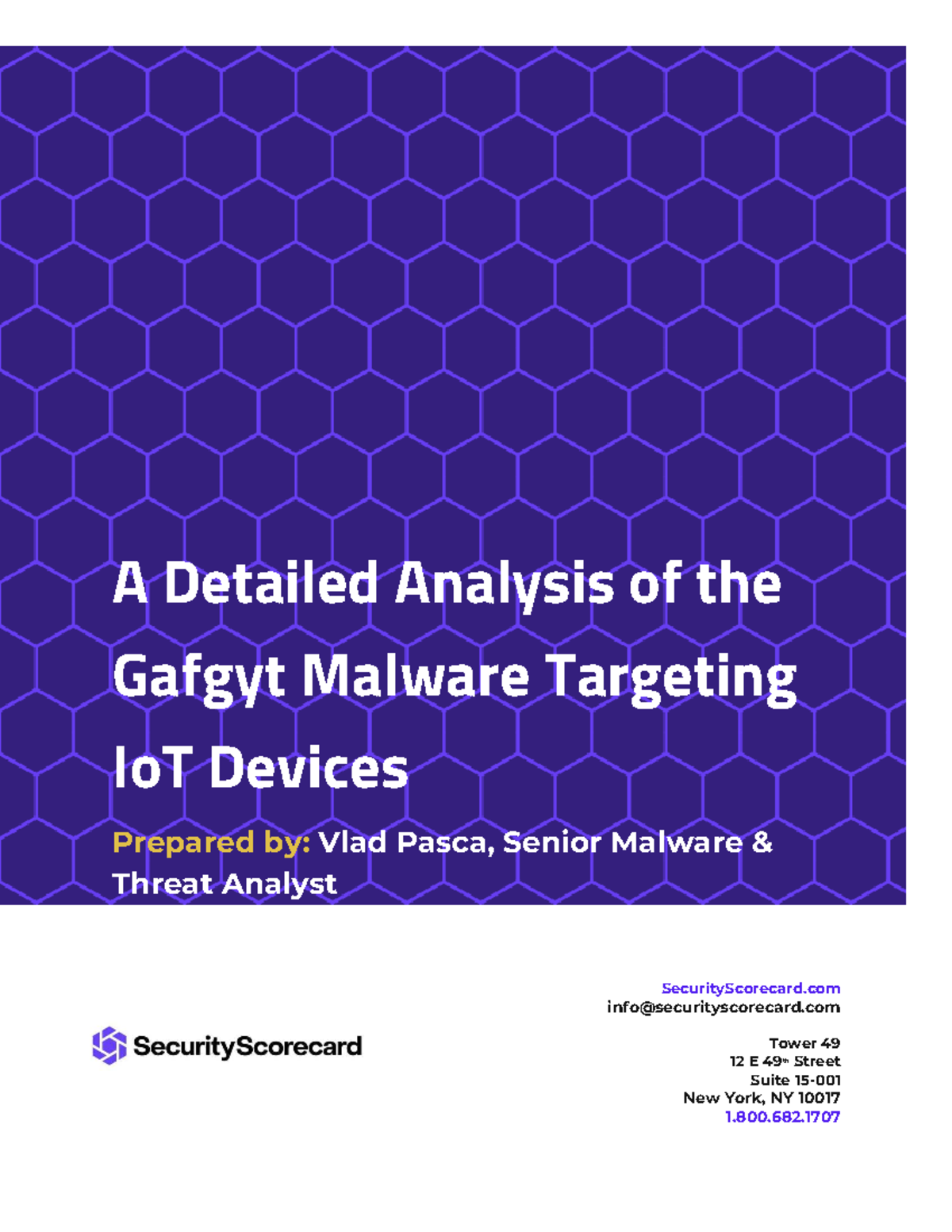 Gafgyt Malware Analysis for IoT Devices: A Comprehensive Study - Studocu