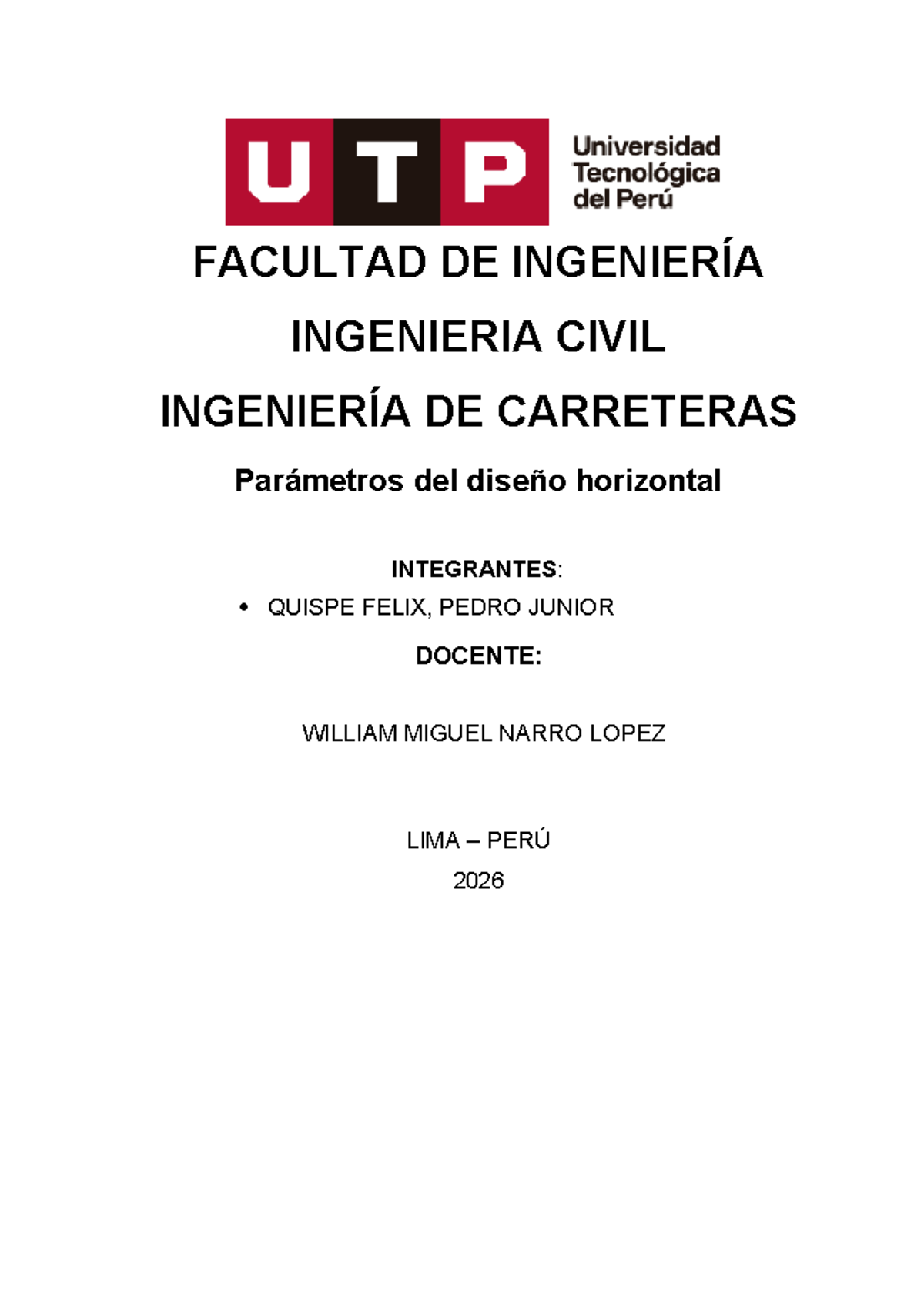 AC-S09-PA: Trazo de Alineamiento Horizontal en Ingeniería de Carreteras ...