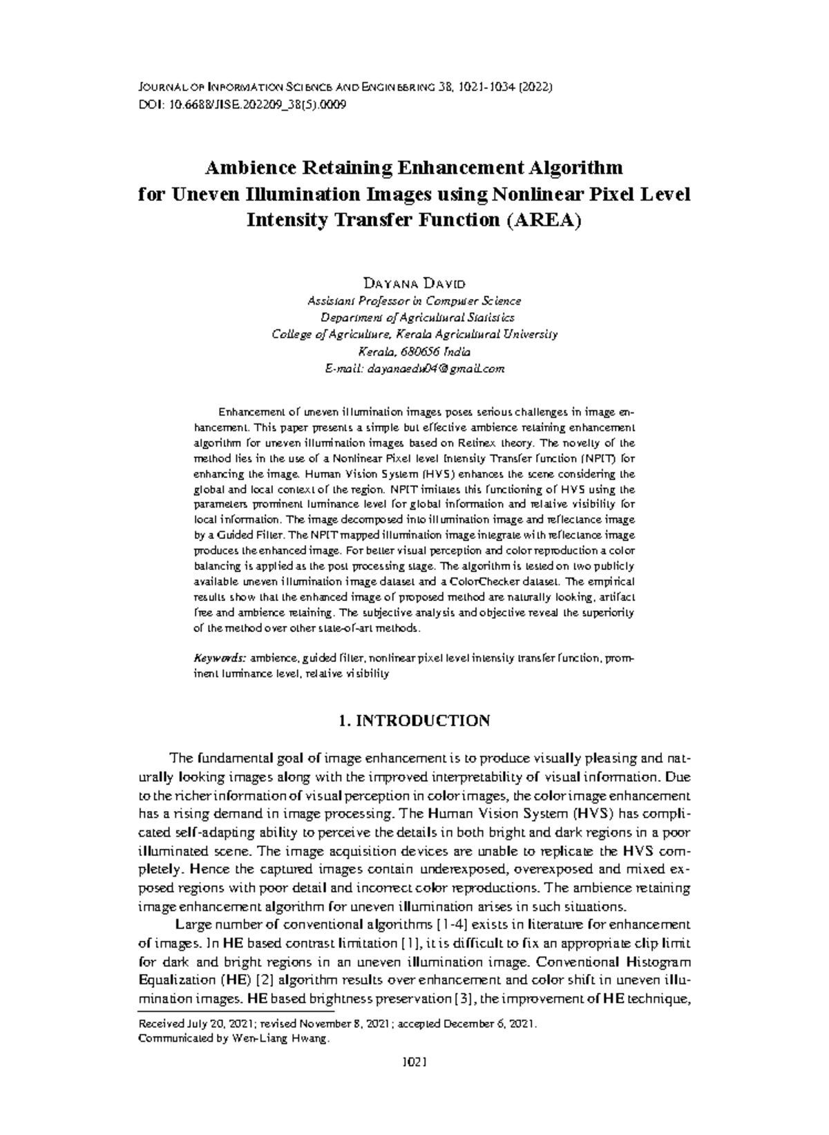 JISE 202205 09 - Technical Paper - JOURNAL OF INFORMATION SCIENCE AND ...