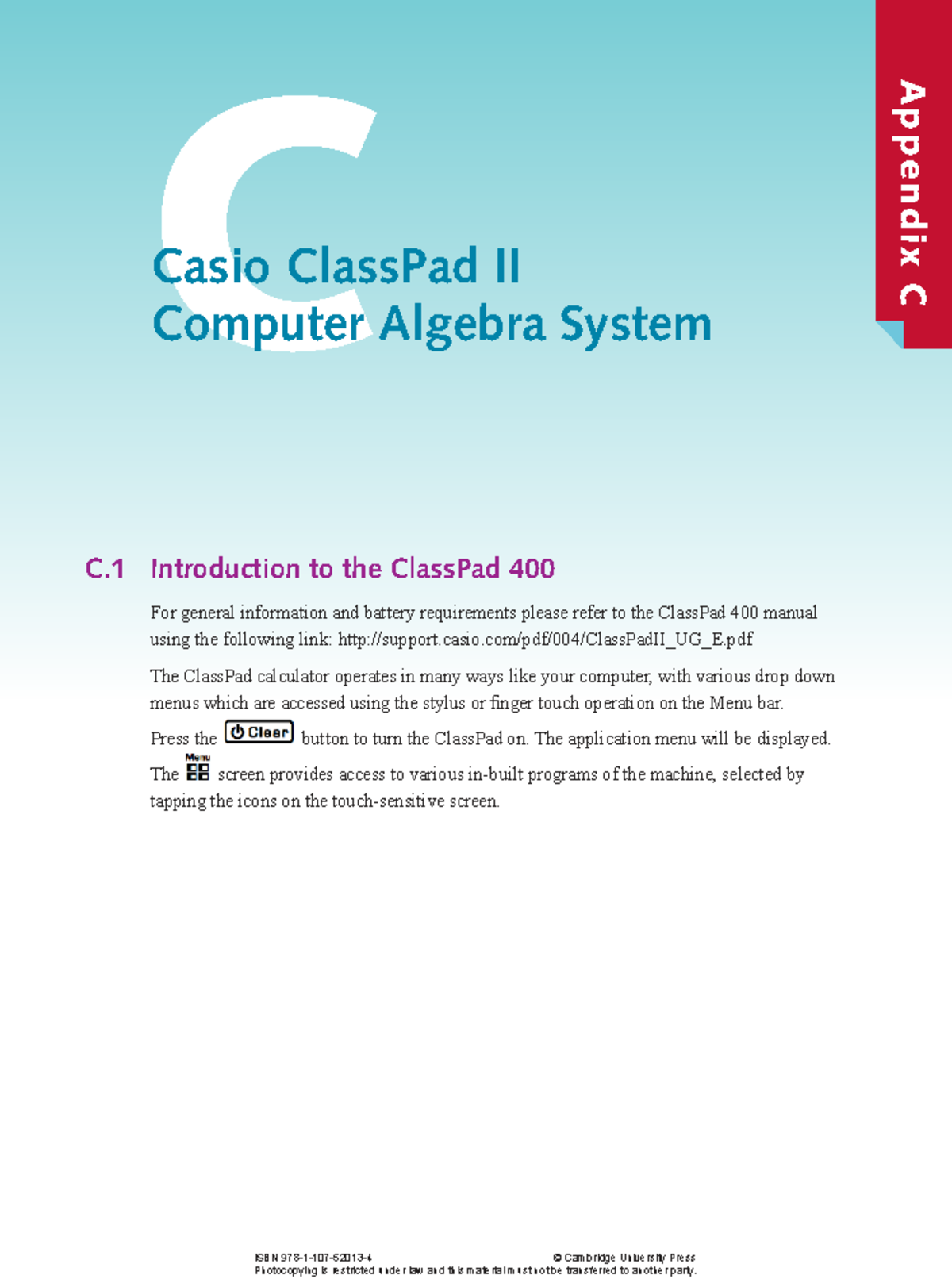 Guide to the Casio ClassPad II CAS Calculator for VCE Mathematics - Studocu