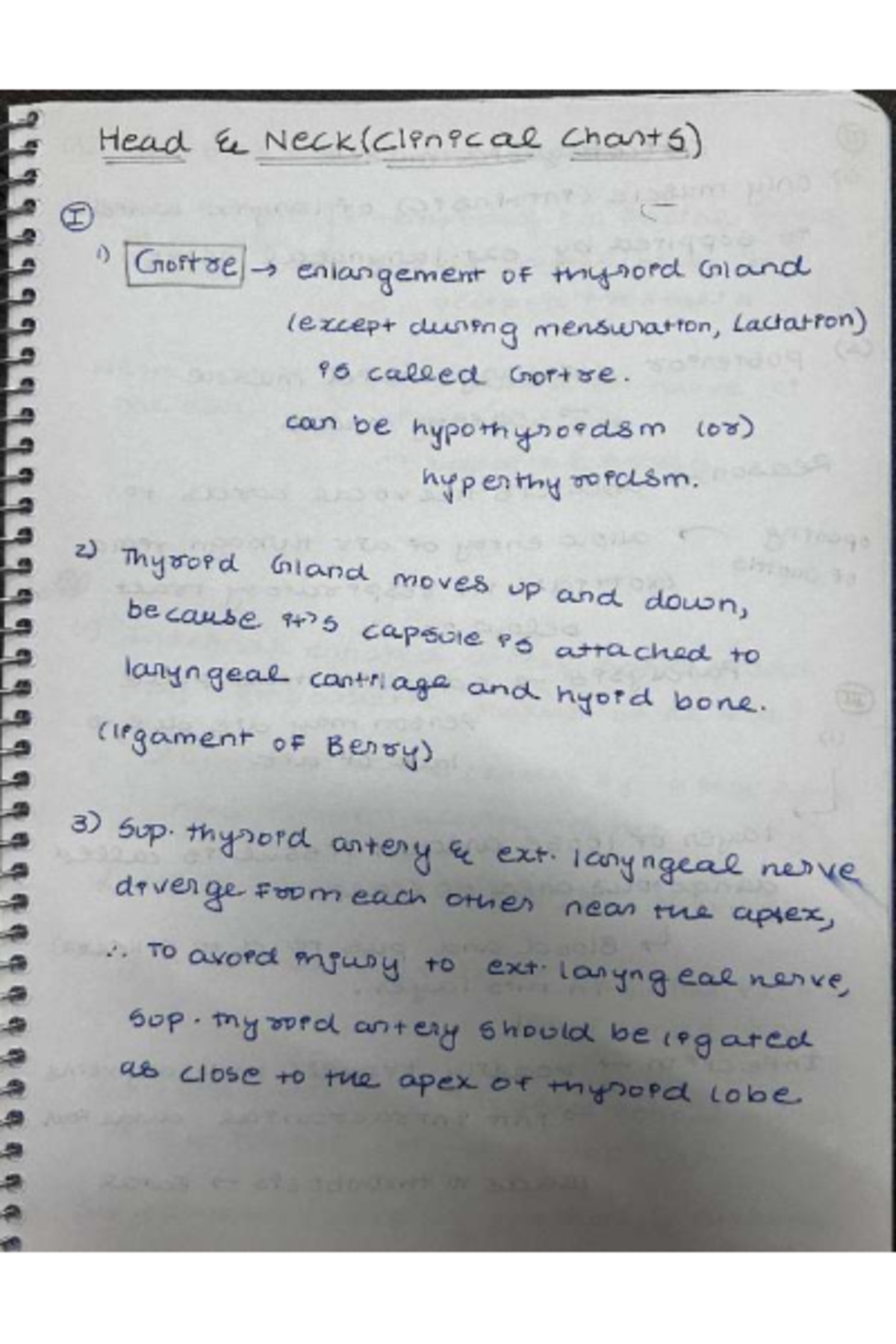 Clinical Charts on Goitre and Thyroid Anatomy (3128PM) - Studocu