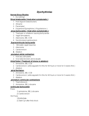 EKG - EKG prep - 1- sinus bradycardia 2- sinus tachycardia - reg p an t ...