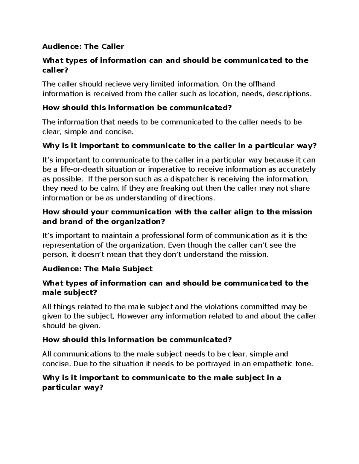 7-2 Project Two - Effective Communication Strategies - Studocu