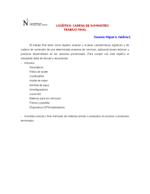 Entregable Preguntas - De nada - ENTREGABLE DE GESTION DE ALMACENES Y ...