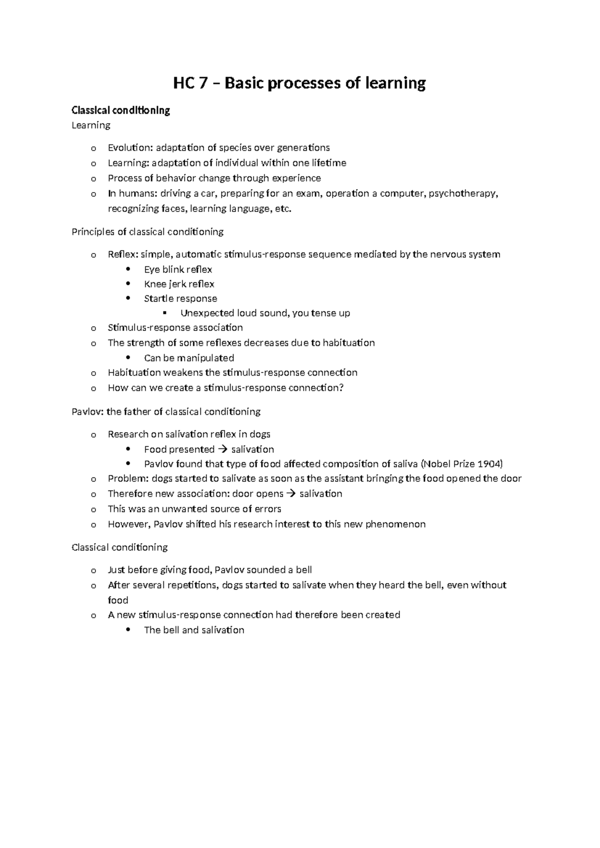 HC 7 – Classical & Operant Conditioning: Learning Processes Explained ...
