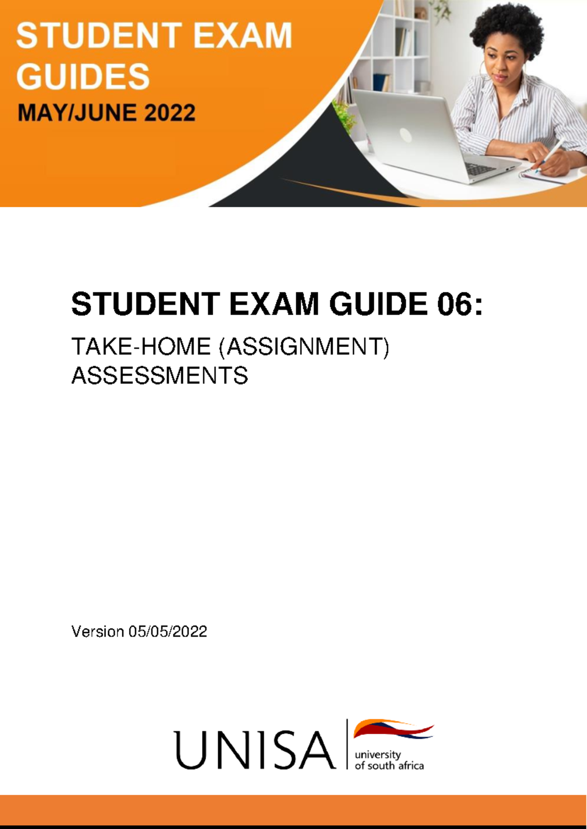 06 - Take-Home (Assignment) Assessment Final - STUDENT EXAM GUIDE 06 ...