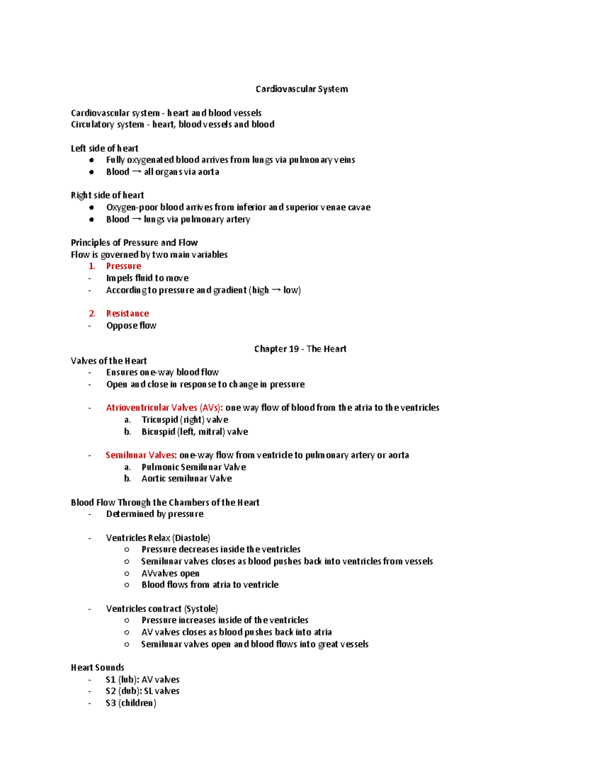 Cardiovascular System Overview: Key Concepts and Functions (BIO 101 ...