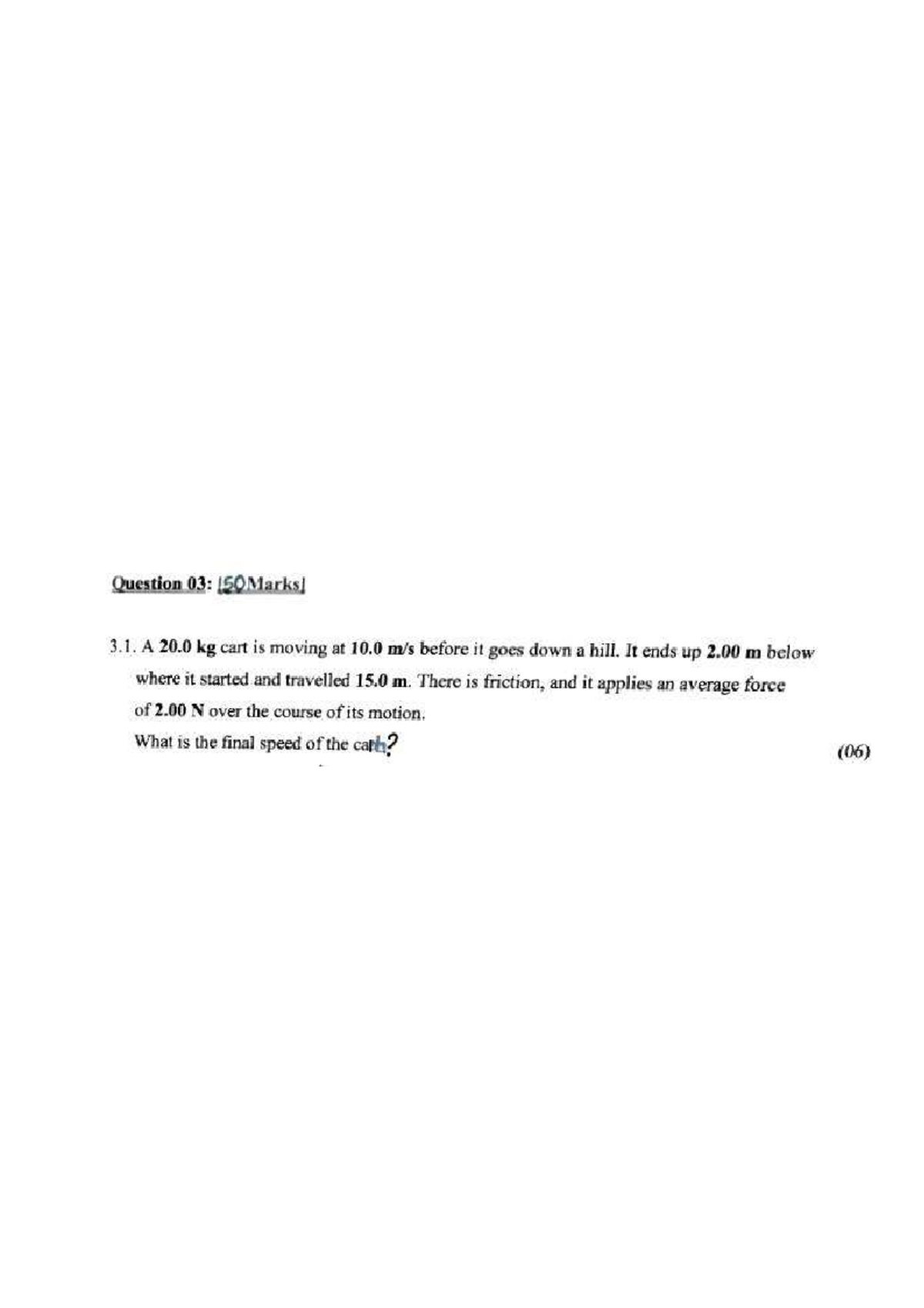 Semester Test 2: Physics Problems and Solutions (PHYS 101) - Studocu