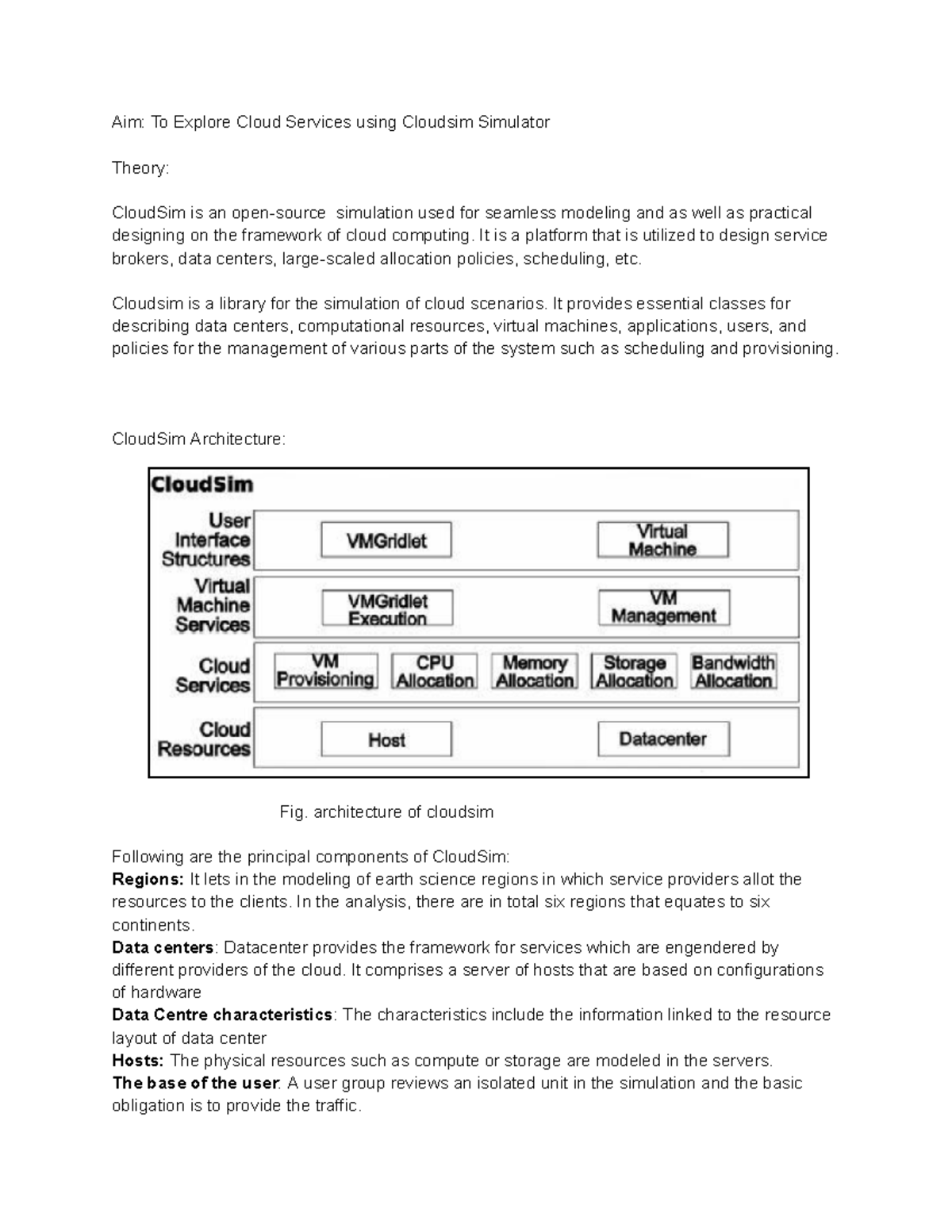 Cloud Computing Simulation with CloudSim: Key Components & Functions ...