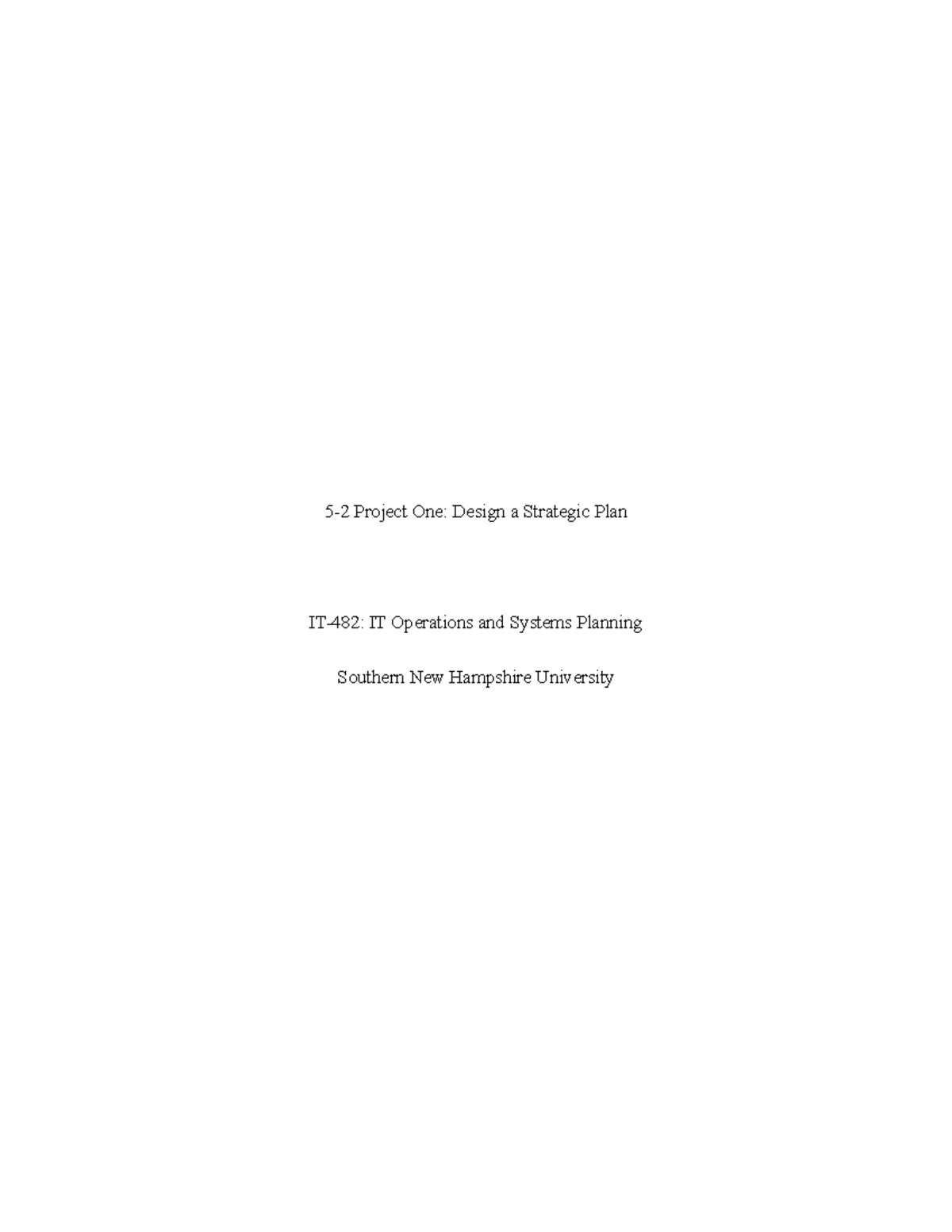 5-2 Project One: Strategic Plan for Oracle HCM Cloud Migration - Studocu