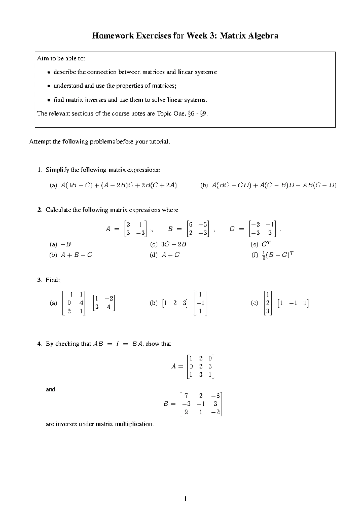 Week 6 Homework: Limits & Continuity Exercises - Studocu