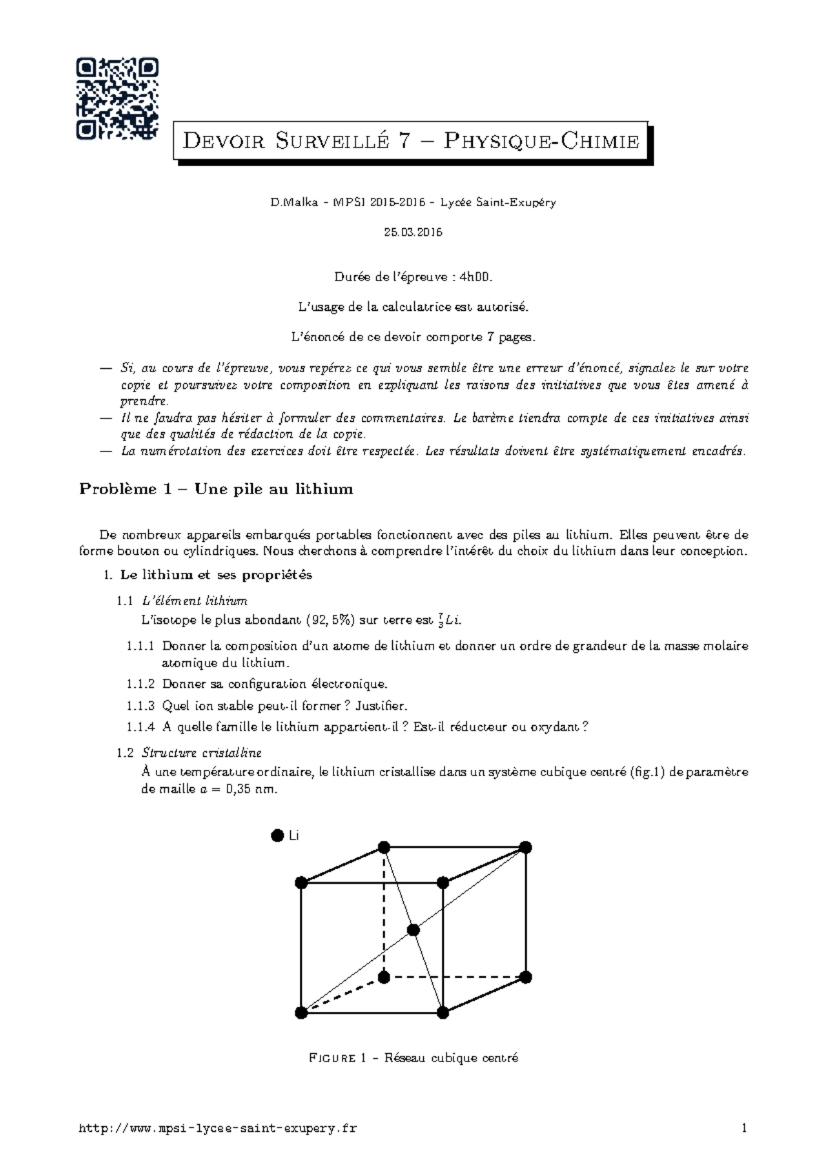 Épreuve Semestrielle de Physique Statistique 19-20 - Module M1 - Studocu