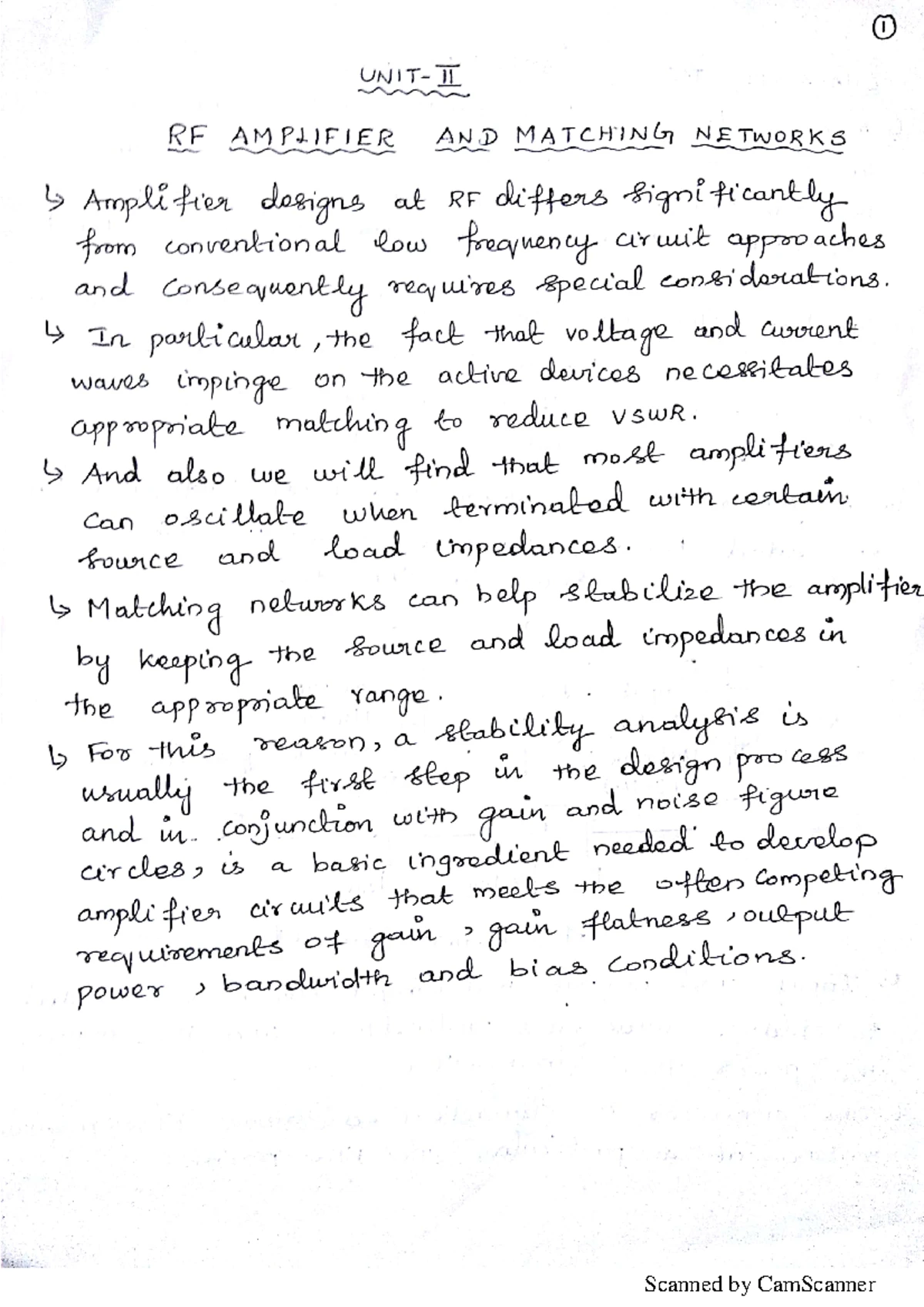 RF and MW Unit-4 Notes P2 - RF and Microwave Engineering - Studocu