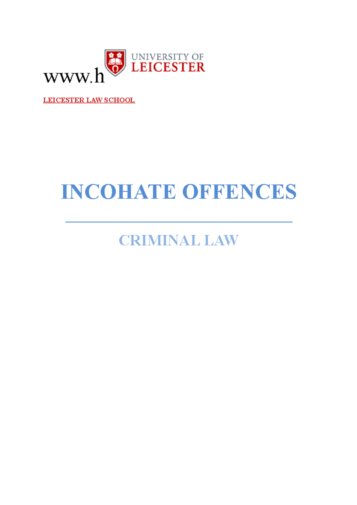 Lecture notes, lecture semester 2 - incohate lecture handout ...