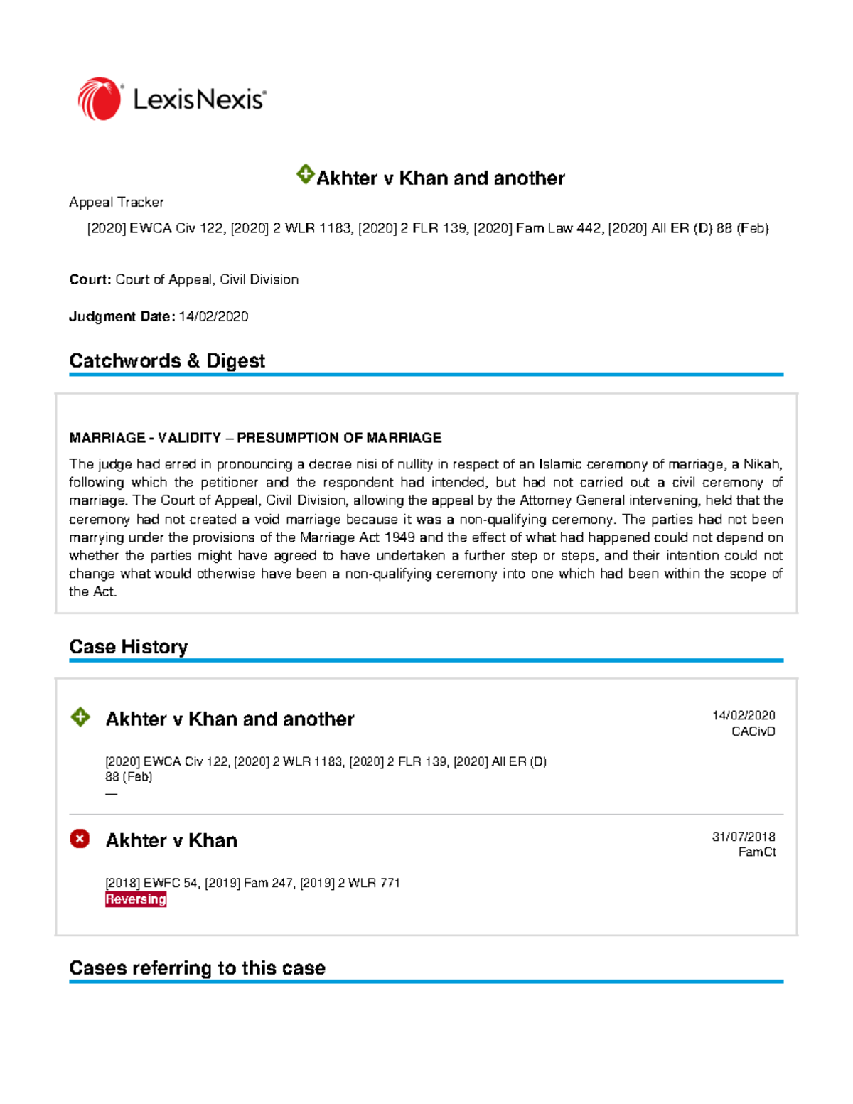 Akhter v Khan and another - Akhter v Khan and another Appeal Tracker ...