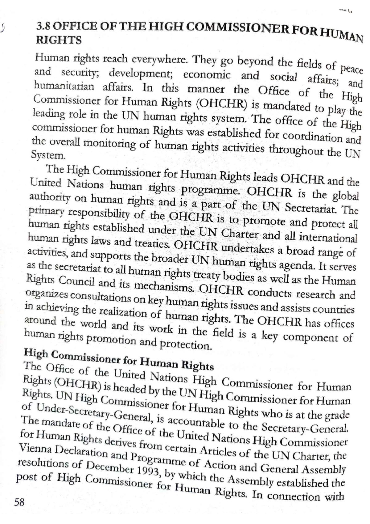 OHCHR 3.8: Overview of the Office of the High Commissioner for Human ...
