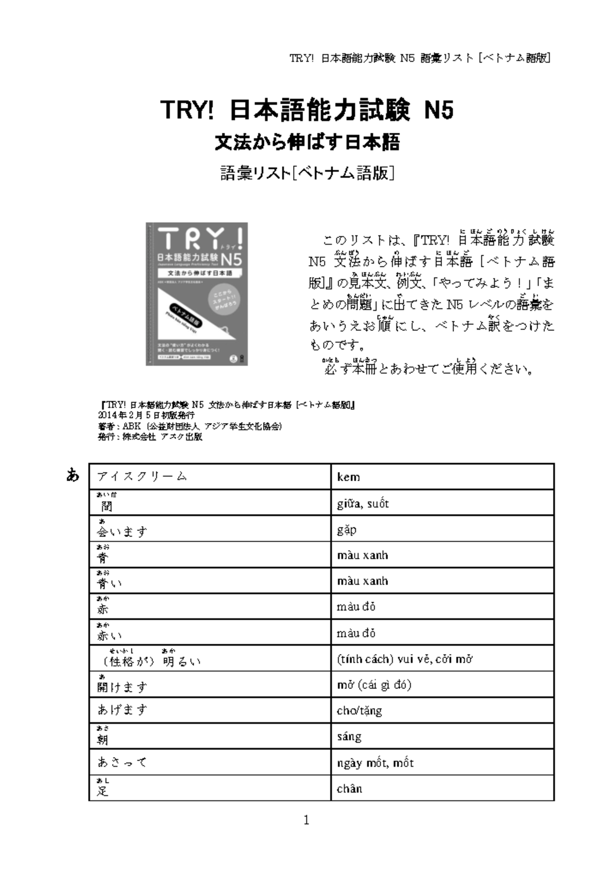 ALL IN ONE 日本語能力試験　５冊セット　プレゼント付き　ベトナム語版 ALL IN ONE 日本語能力試験 5冊セット プレゼント付き ベトナム語版