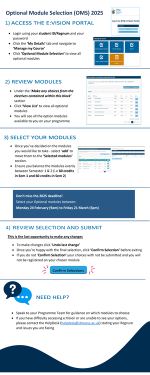 Level 6 Module Choices Booklet Business Management and Marketing 2025 ...