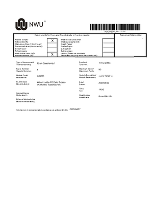 IURI 373 SU 6 C van Rooyen Study Unit 6: Contract Formalities and ...