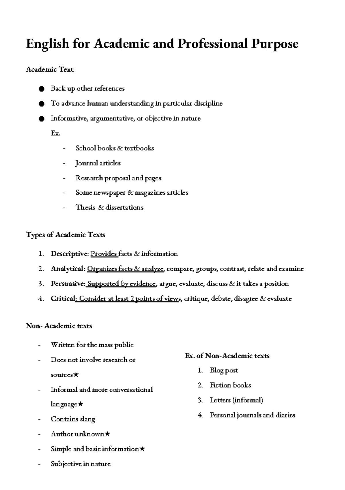 English for Academic and Professional Purpose lesson 1: Introduction ...