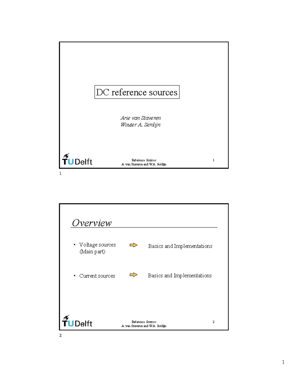 DC Reference Sources: Overview and Implementations (Handouts 2024 Part ...