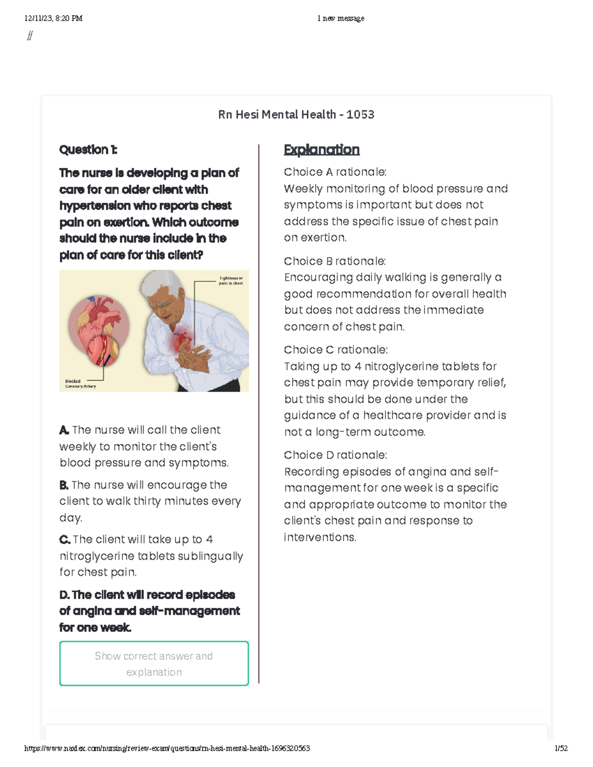 Psych HESI - Mental Health Nursing Assessments and Interventions - Studocu
