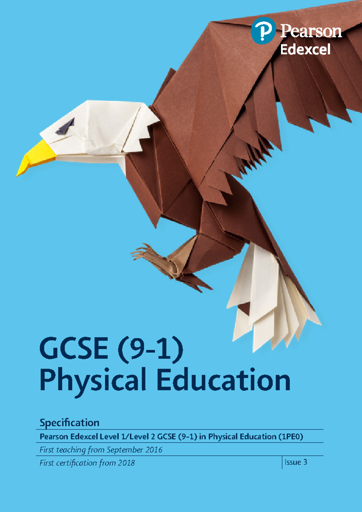 GCSE PE (1PE0) 2016 Specification Overview and Assessment Details - Studocu