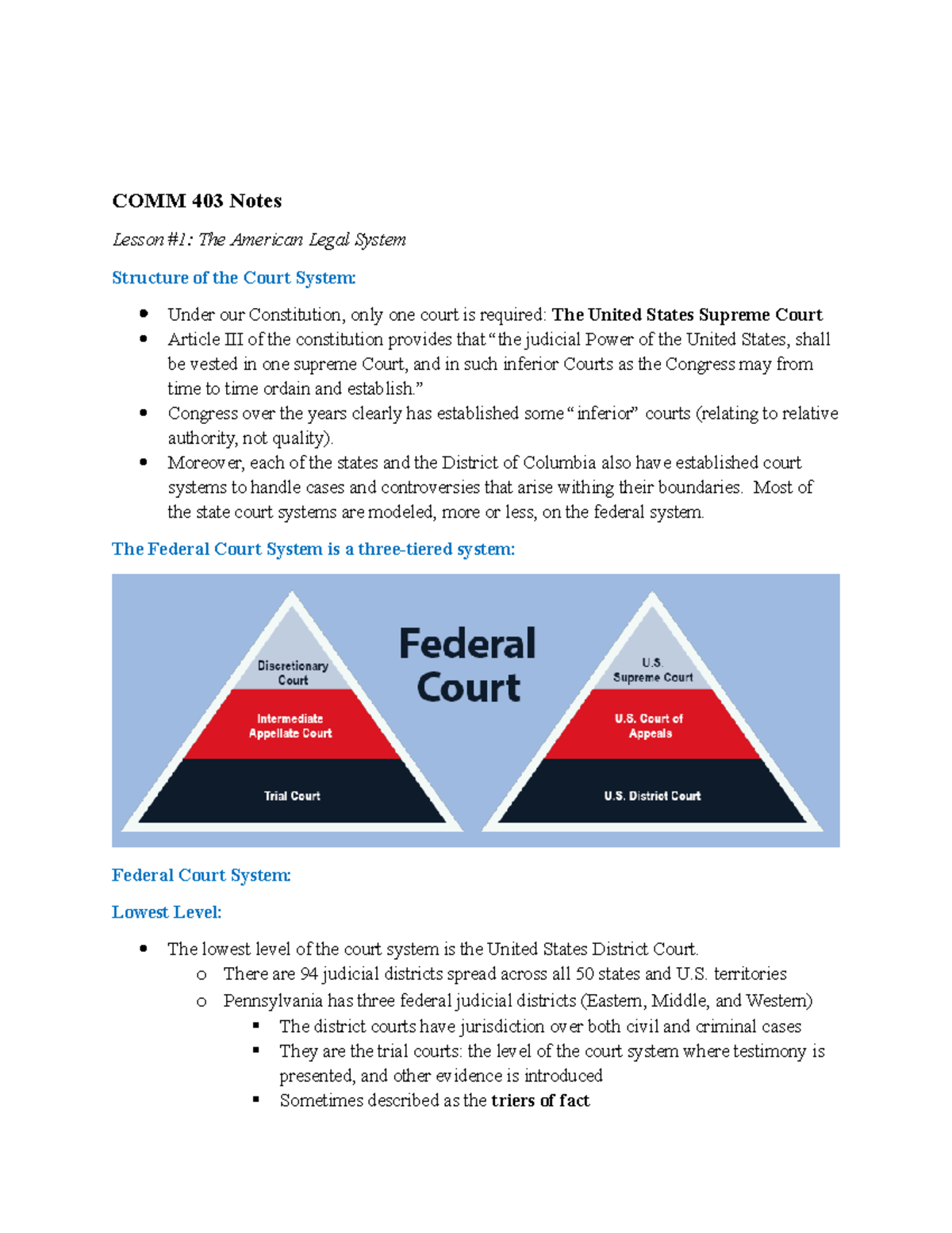 Legal Principles of Libel, Privacy & First Amendment (COMM 403 Notes ...