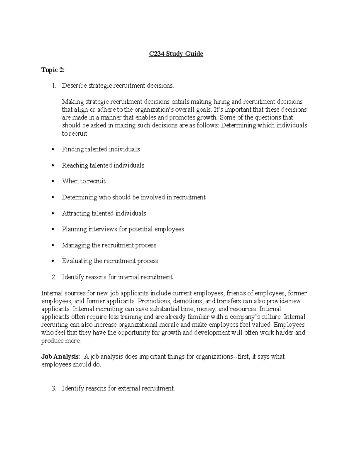 C234 Task 2 Template: Workforce Planning & Conflict Resolution - Studocu