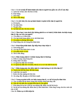 [Solved] c im th hin s khc bit c bn gia t duy v nhn thc cm tnh l a phn ...