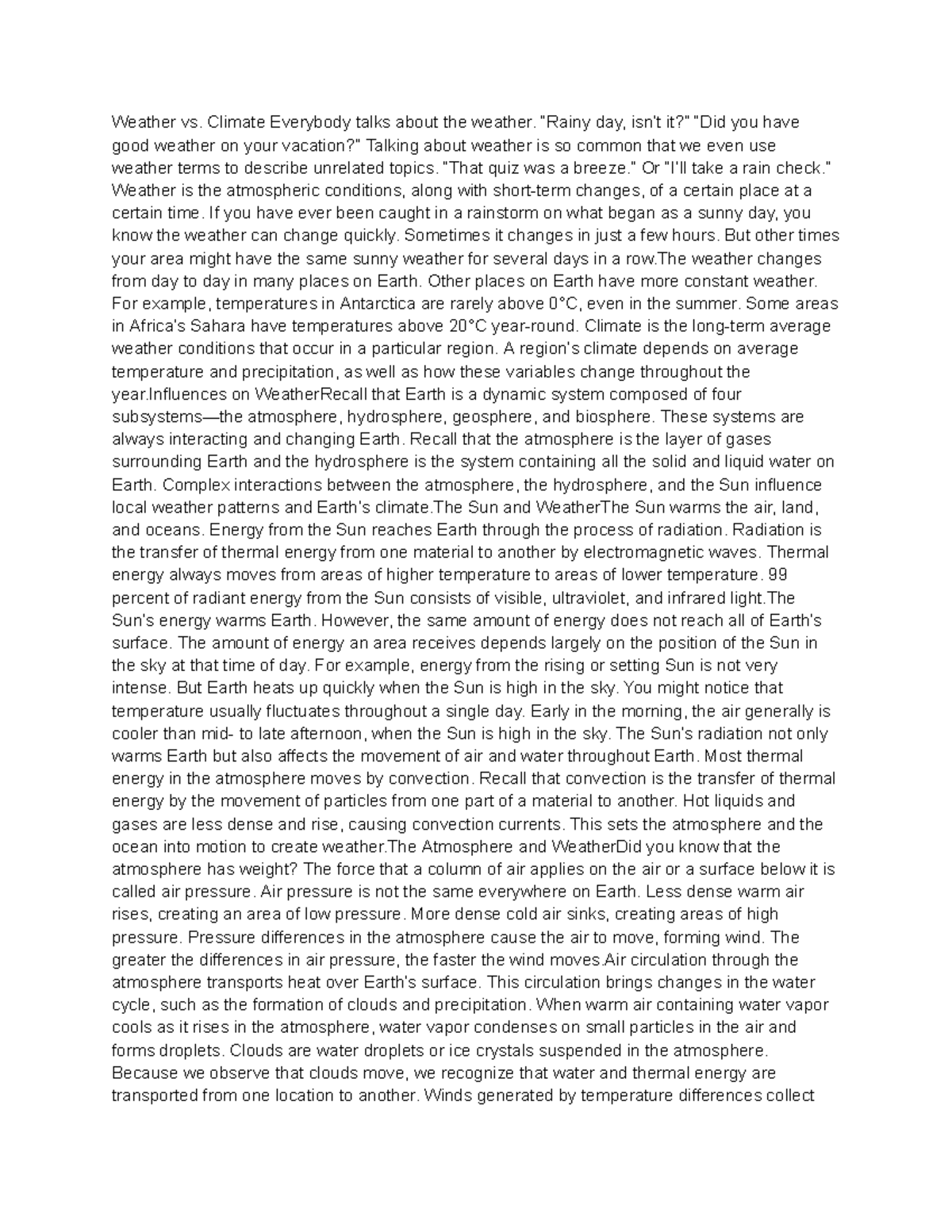 Tropical Cyclone Dynamics and Weather Patterns 101 - Course Notes ...