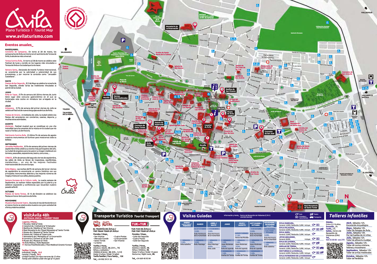 Plano Turístico de Ávila: Guía Completa para Visitantes - Studocu