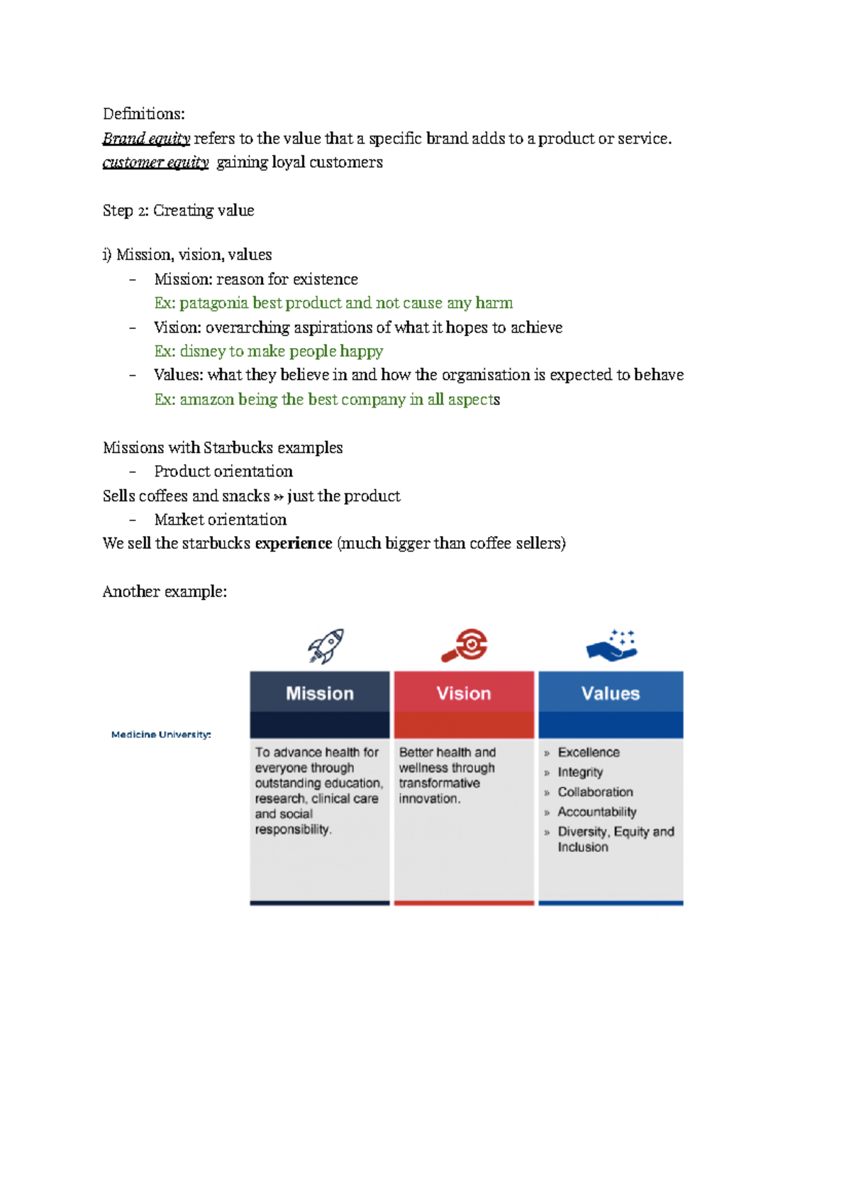 MKT 101: Key Concepts in Marketing Fundamentals Notes - Studocu