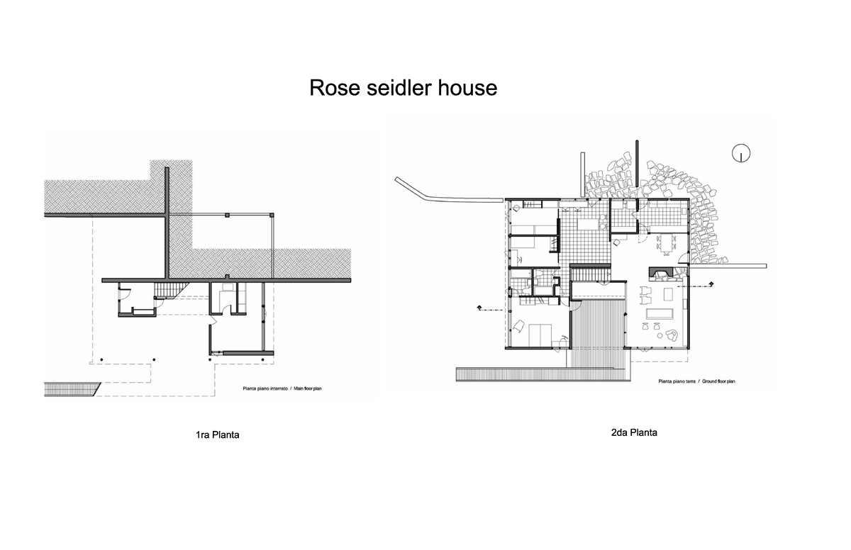 Rose house - Plano arquitectónico Casa Rose - Analisis critico de la ...
