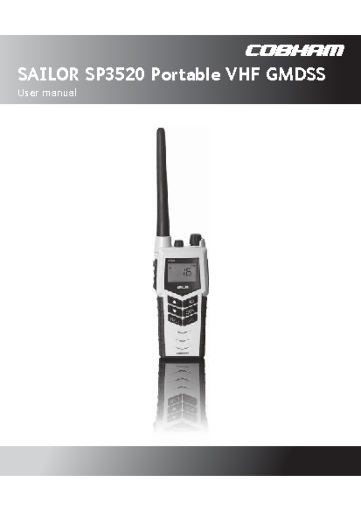 SAILOR SP3520 VHF GMDSS User Manual: Emergency Procedures & Operation ...