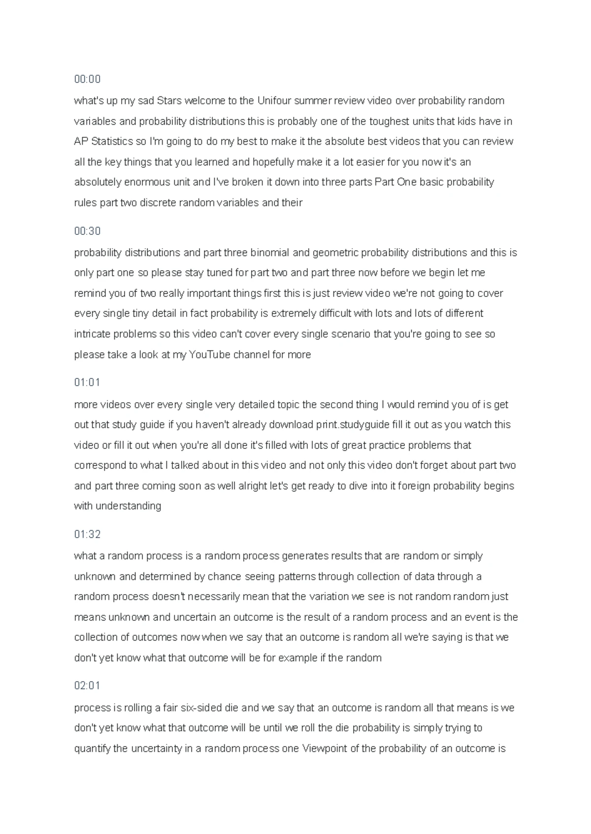 AP Statistics Unit 1 Part 2 Test - Comprehensive Practice Questions ...