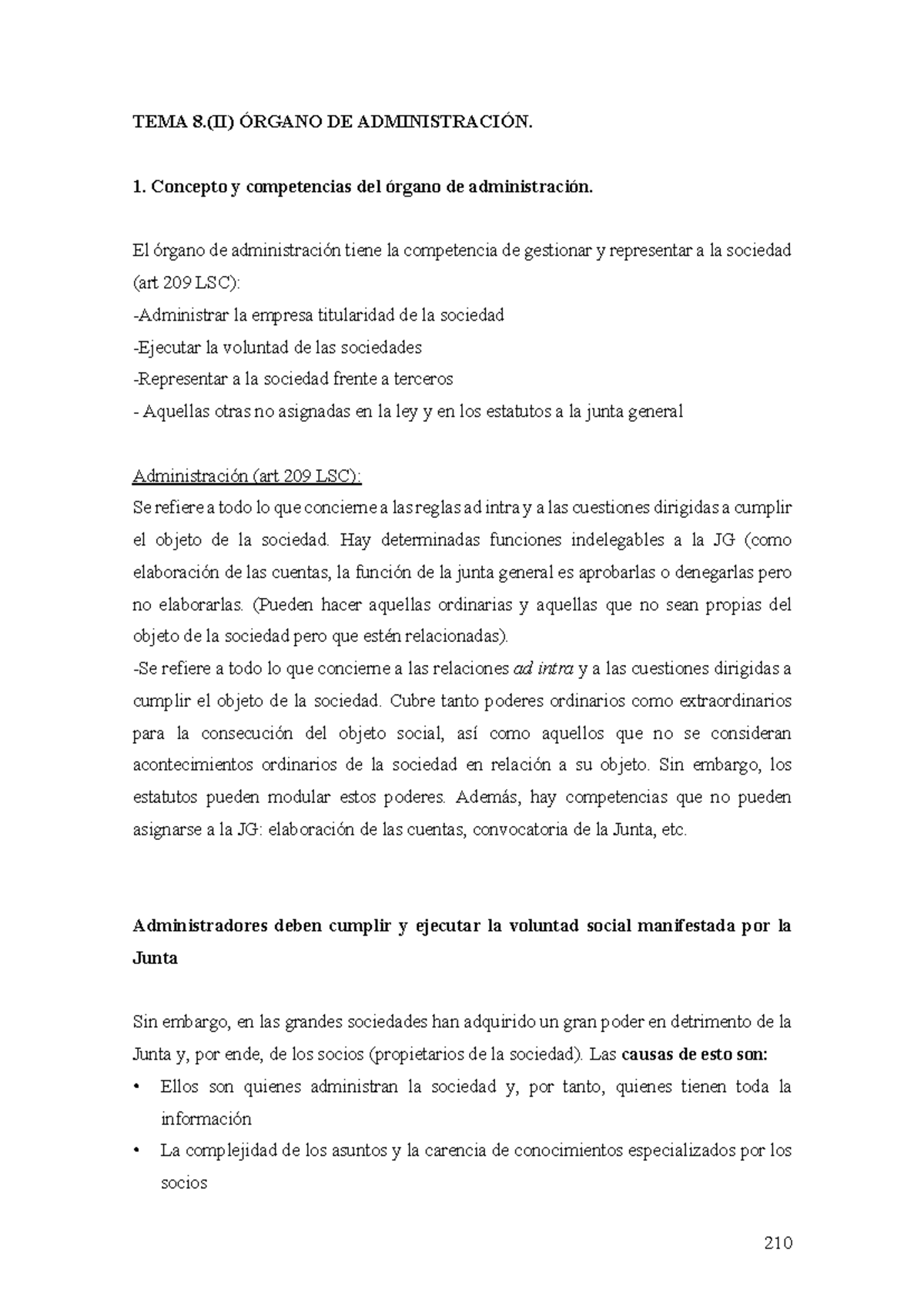 TEMA 8.II - Mercantil - Muy buenos, tomados en clases y completados con ...