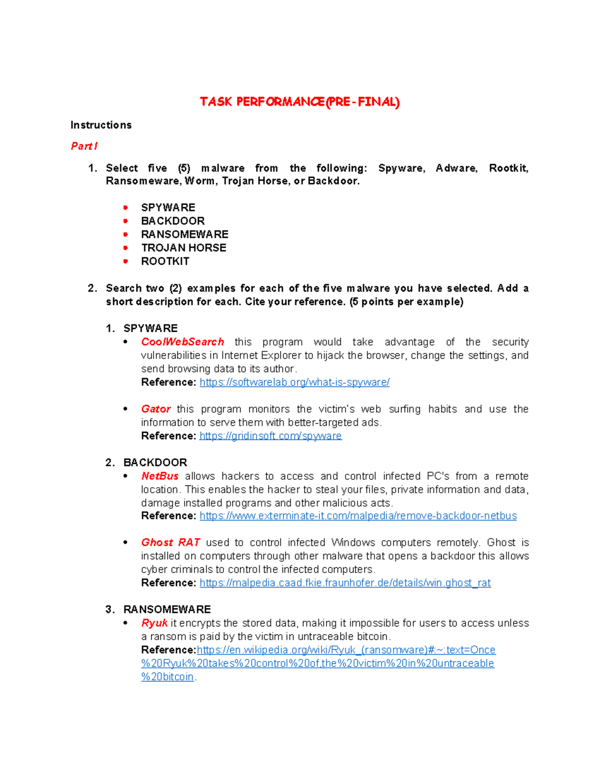 TP IAS 2 - Malware Analysis and Cybersecurity Attack Overview - Studocu