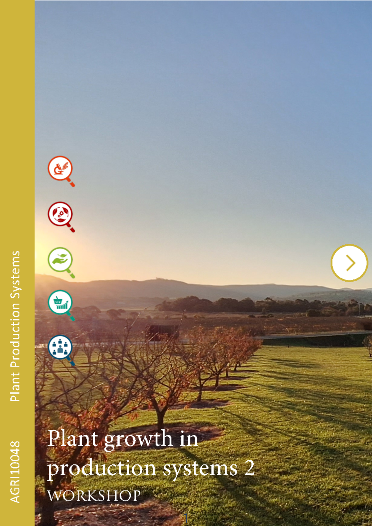 Plant Production Systems Workshop 2 - Plant growth in production ...