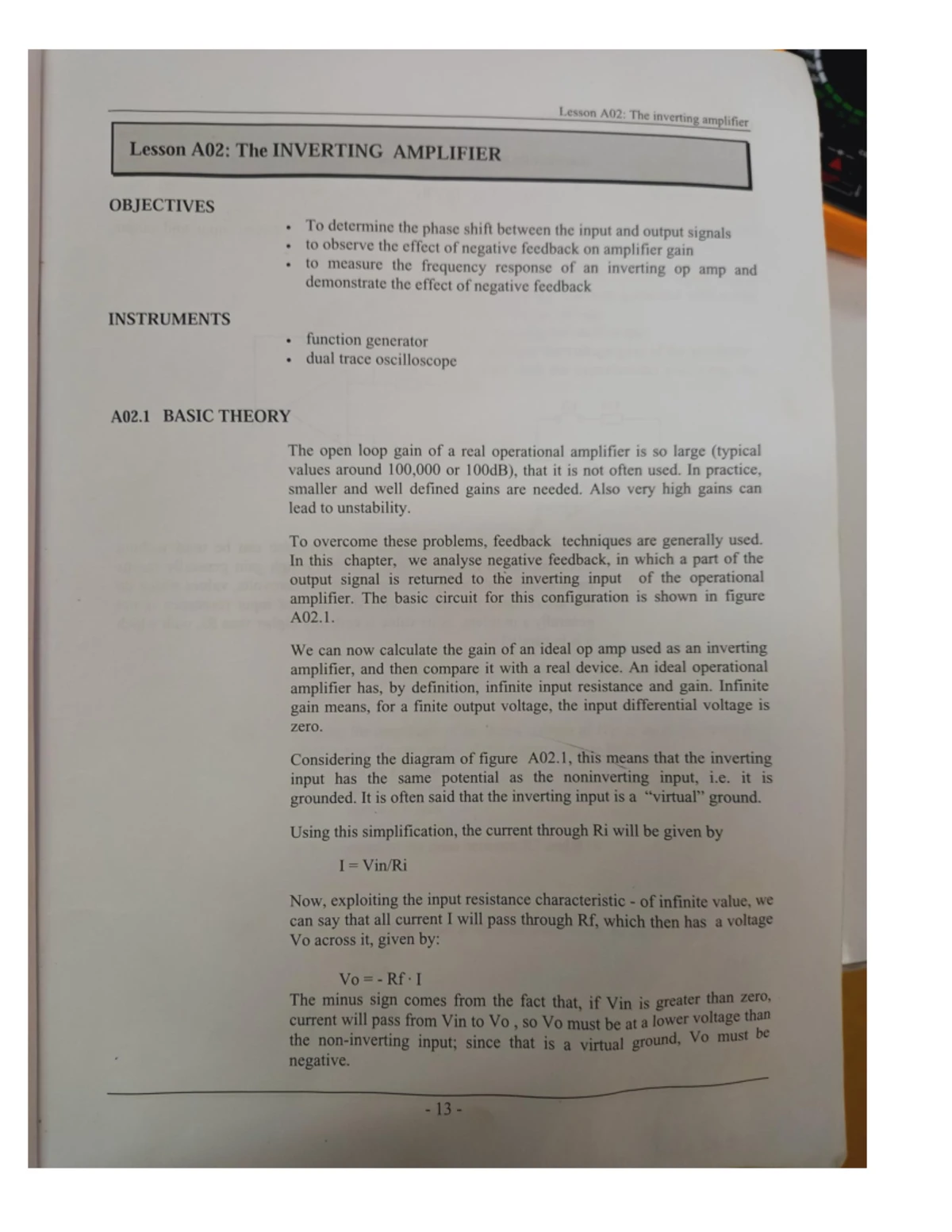 Analogue Electronics II (BSc. EEE) Class A Amplifiers Lab Report - Studocu